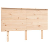 Cadre de lit sans matelas 120x200 cm bois massif