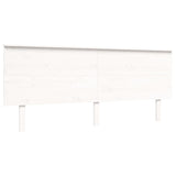 Cadre de lit sans matelas blanc 200x200 cm bois massif