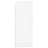 Armoires murales 2 pcs blanc brillant 69,5x34x90 cm