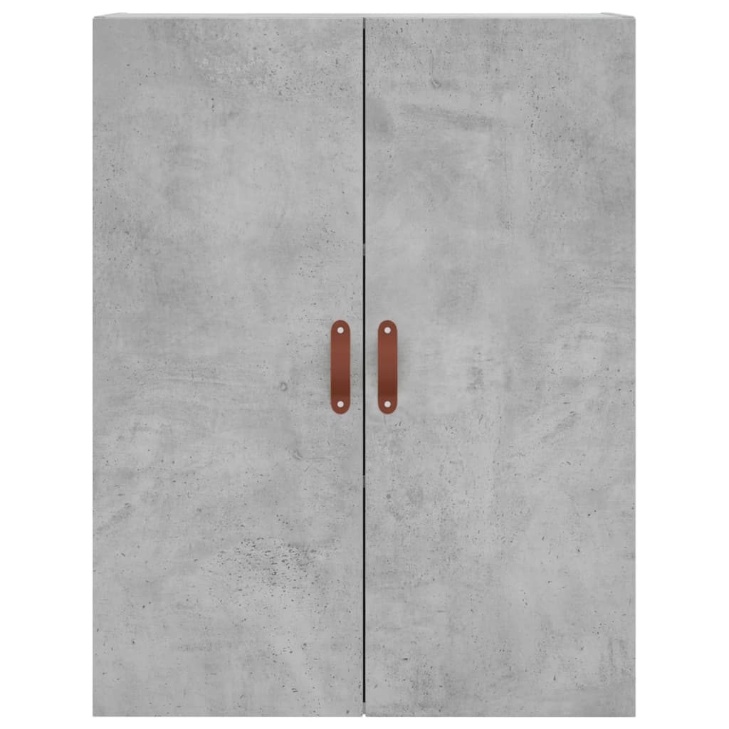 Armoires murales 2 pcs gris béton 69,5x34x90 cm