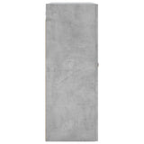 Armoires murales 2 pcs gris béton 69,5x34x90 cm