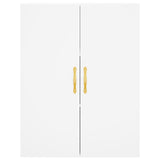 Armoires murales 2 pcs blanc 69,5x34x90 cm