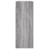 Armoires murales 2 pcs sonoma gris 69,5x34x90 cm