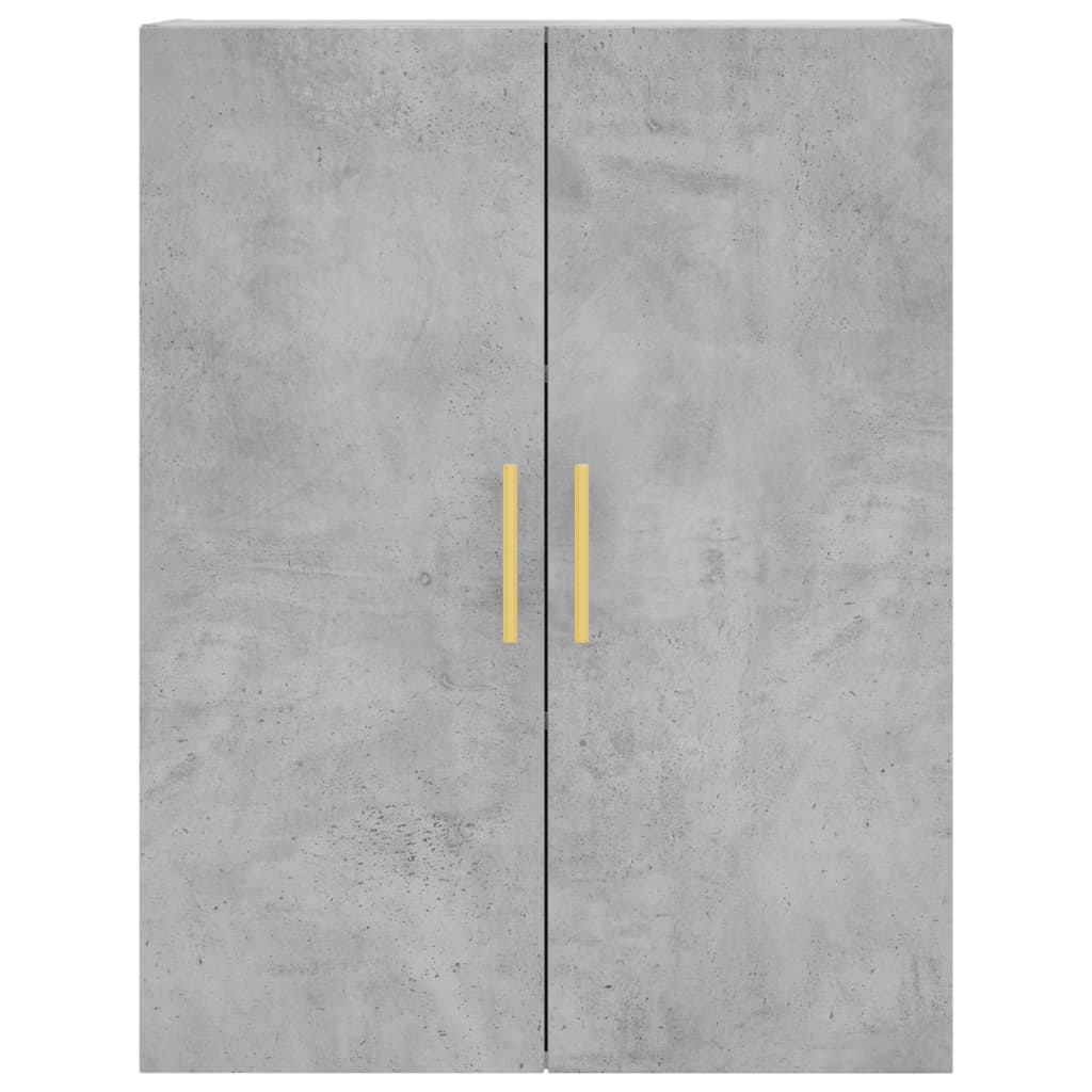 Armoires murales 2 pcs gris béton 69,5x34x90 cm