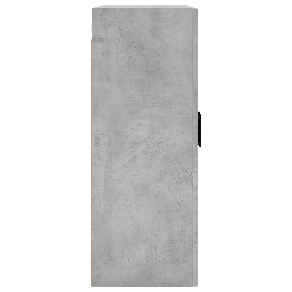 Armoires murales 2 pcs gris béton 69,5x34x90 cm