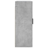 Armoires murales 2 pcs gris béton 69,5x34x90 cm