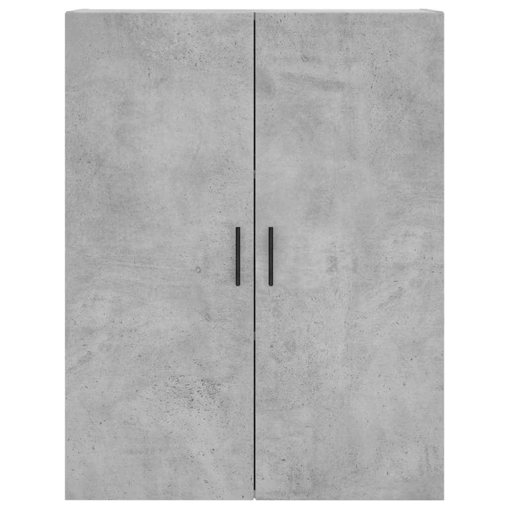 Armoires murales 2 pcs gris béton 69,5x34x90 cm