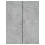 Armoires murales 2 pcs gris béton 69,5x34x90 cm