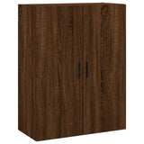 Wall cabinets 2 pcs oak brown 69.5x34x90 cm