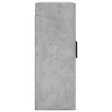 Armoires murales 2 pcs gris béton 69,5x34x90 cm