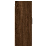 Wall cabinets 2 pcs oak brown 69.5x34x90 cm