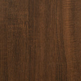 Wall cabinets 2 pcs oak brown 69.5x34x90 cm