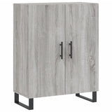 Buffet haut Sonoma gris 69,5x34x180 cm Bois d'ingénierie