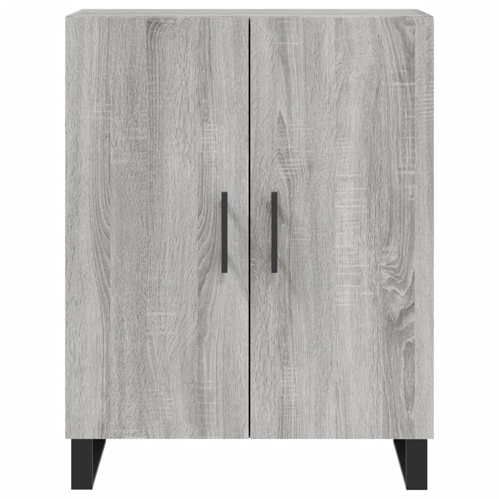 Buffet haut Sonoma gris 69,5x34x180 cm Bois d'ingénierie