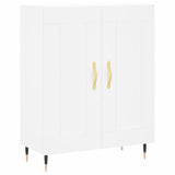 High sideboard White 69.5x34x180 cm Engineered wood