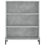 High sideboard Concrete gray 69.5x34x180 cm Engineered wood