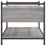 Sonoma coffee table gray 50x50x50 cm engineered wood