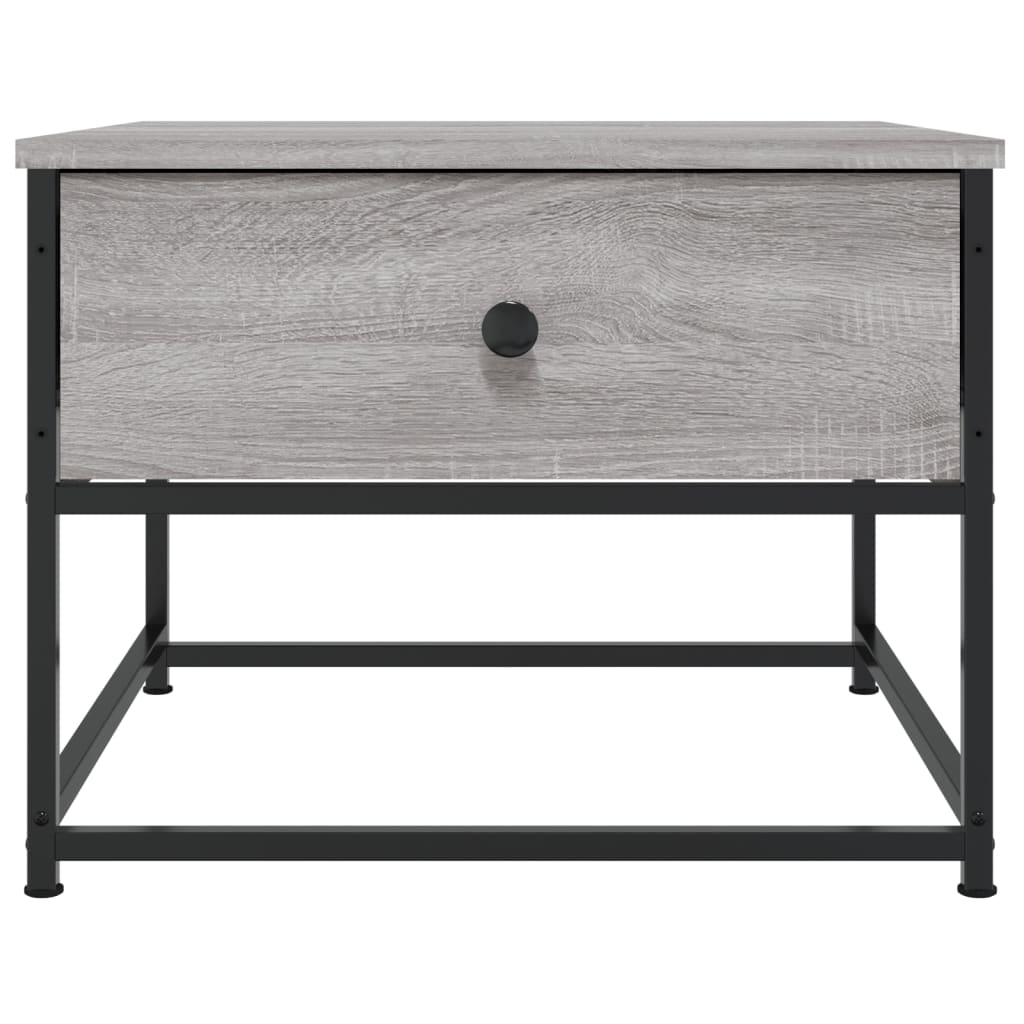 Sonoma coffee table gray 51x51x40 cm engineered wood