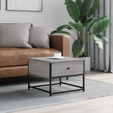 Sonoma coffee table gray 51x51x40 cm engineered wood