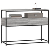 Console table sonoma gray 100x40x75 cm engineered wood