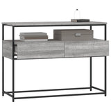 Console table sonoma gray 100x40x75 cm engineered wood