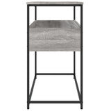 Console table sonoma gray 100x40x75 cm engineered wood