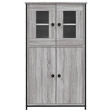 Buffet haut sonoma gris 62x32x106,5 cm bois d'ingénierie