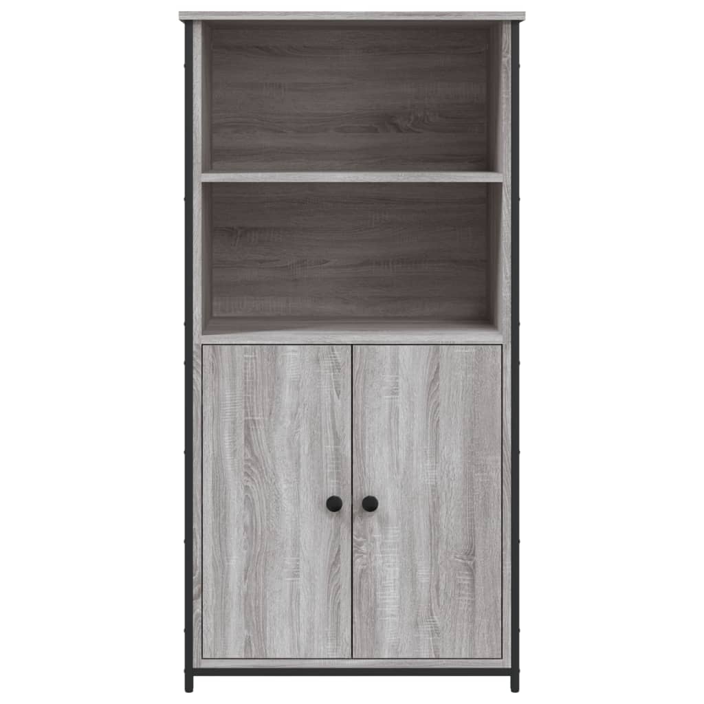 Buffet haut sonoma gris 62x36x121,5 cm bois d'ingénierie