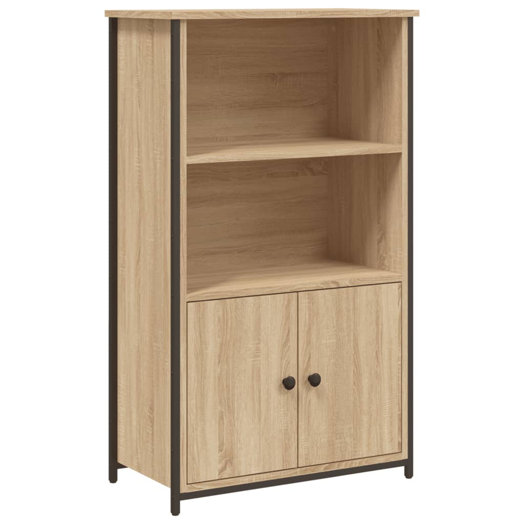 Buffet haut chêne sonoma 62x32x103,5 cm bois d'ingénierie