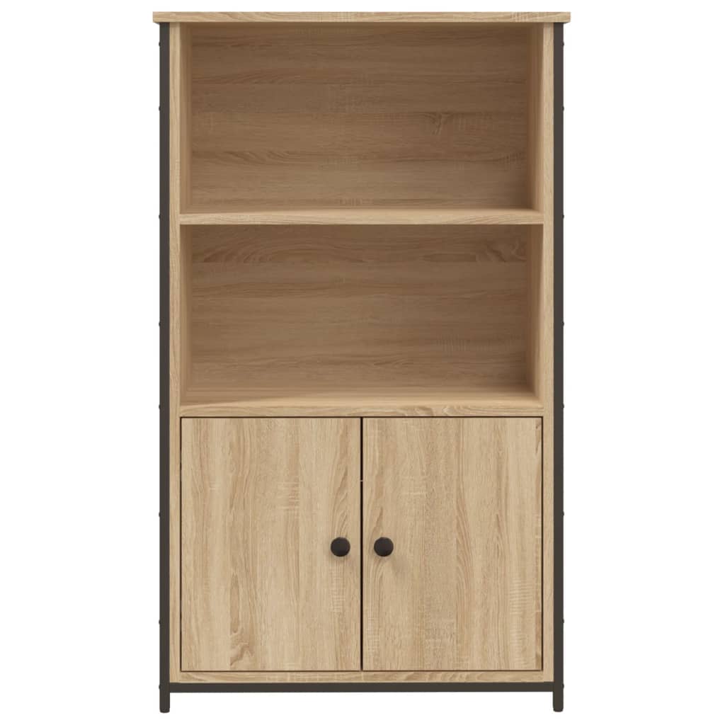 Buffet haut chêne sonoma 62x32x103,5 cm bois d'ingénierie