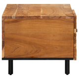 Table basse 80x50x40 cm bois massif d'acacia