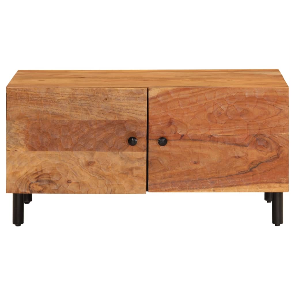 Table basse 80x50x40 cm bois massif d'acacia