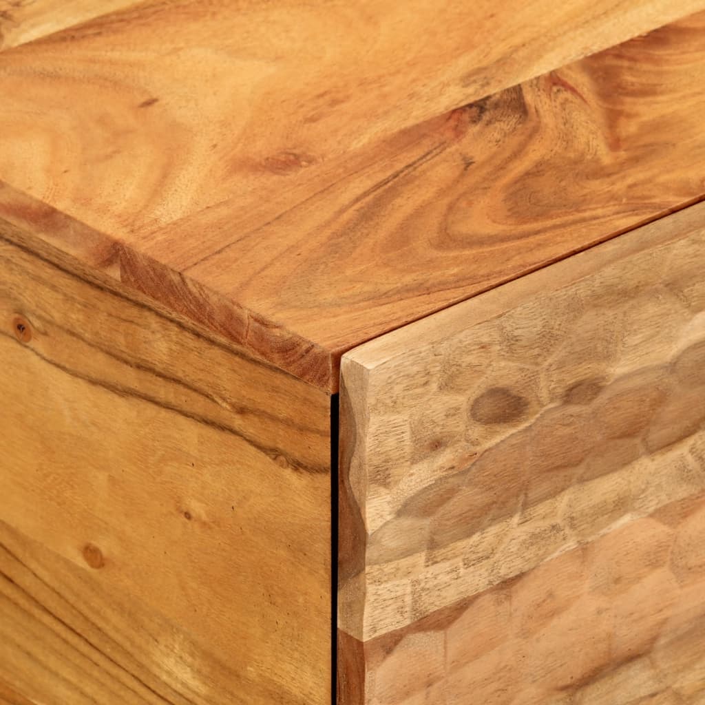 Table basse 100x54x40 cm bois massif d'acacia