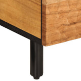 Table basse 80x54x40 cm bois massif d'acacia