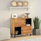 Side cabinet 80x33x75 cm solid acacia wood