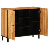 Beistellschrank 90x33x75 cm aus massivem Akazienholz