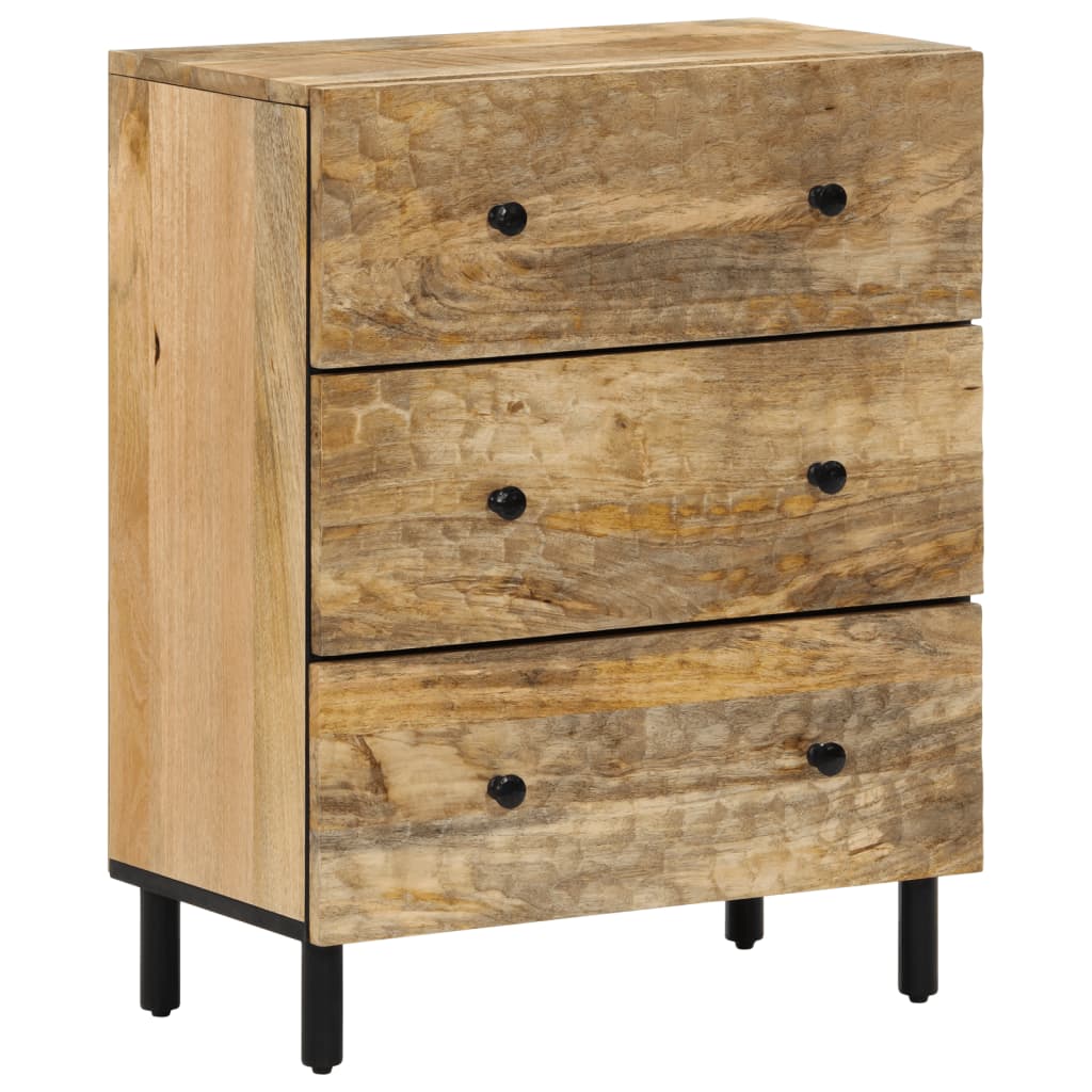 Side cabinet 60x33x75 cm solid mango wood