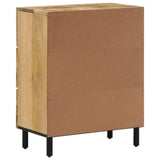 Beistellschrank 60x33x75 cm aus massivem Mangoholz