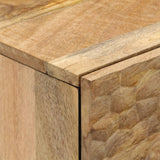 Beistellschrank 60x33x75 cm aus massivem Mangoholz