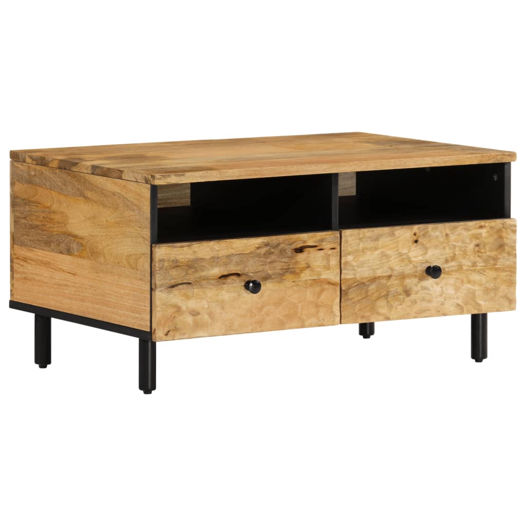 Table basse 80x54x40 cm bois de manguier massif