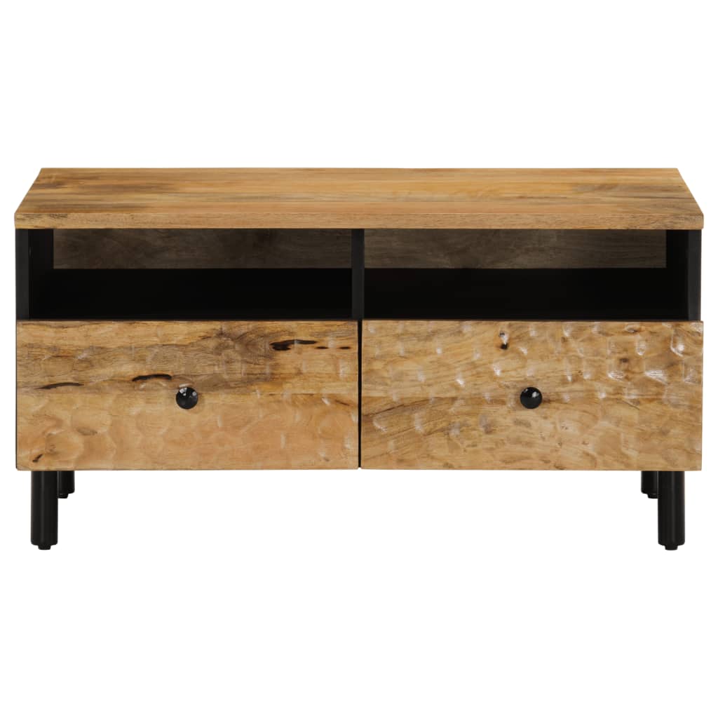 Table basse 80x54x40 cm bois de manguier massif