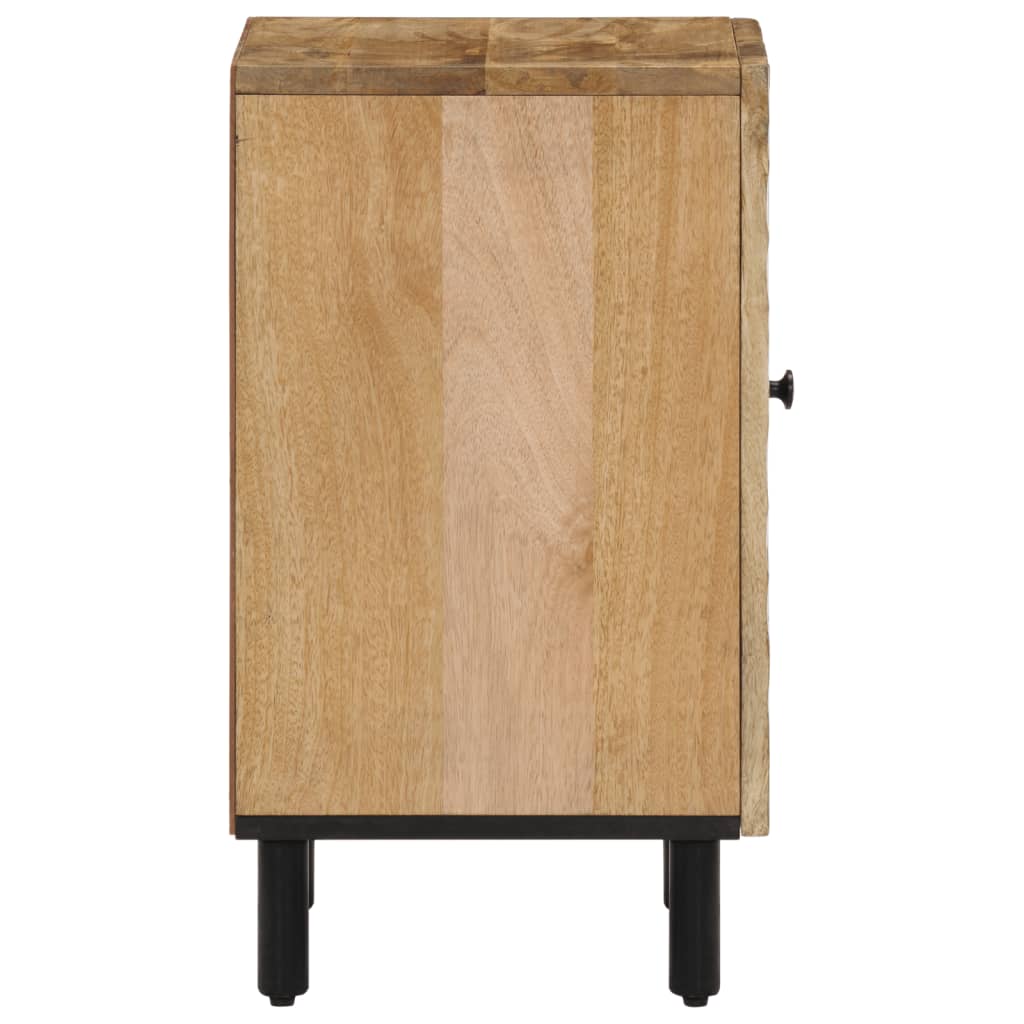 Badezimmerschrank 38x33x58 cm aus massivem Mangoholz