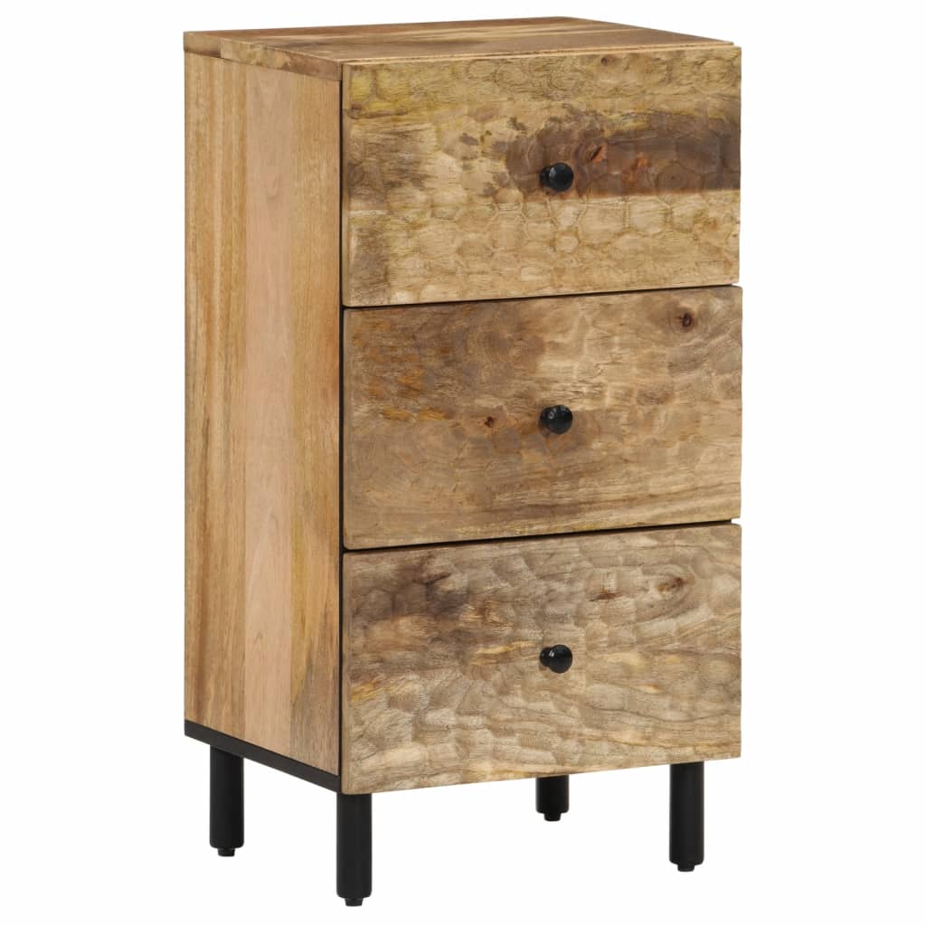 Beistellschrank 40x33x75 cm aus massivem Mangoholz