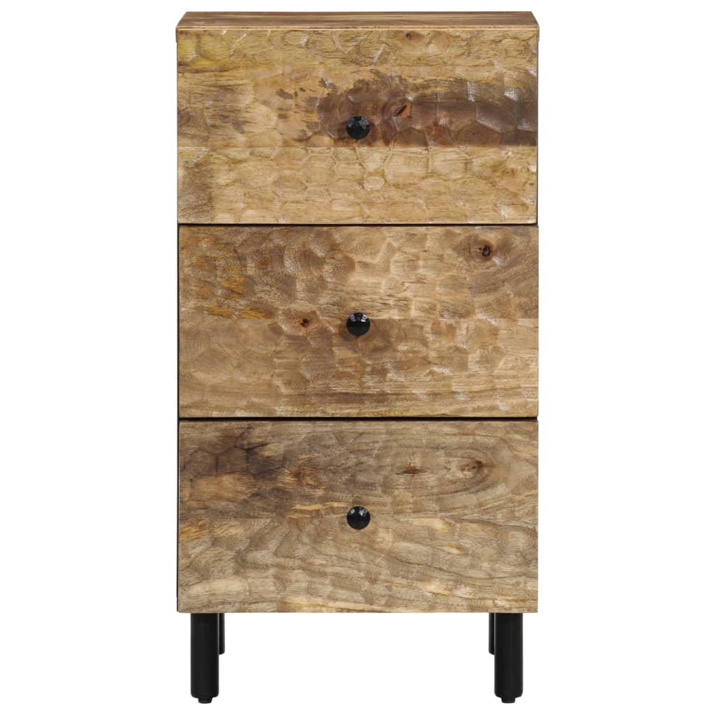 Beistellschrank 40x33x75 cm aus massivem Mangoholz