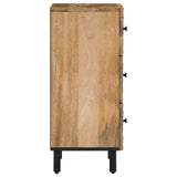 Beistellschrank 40x33x75 cm aus massivem Mangoholz