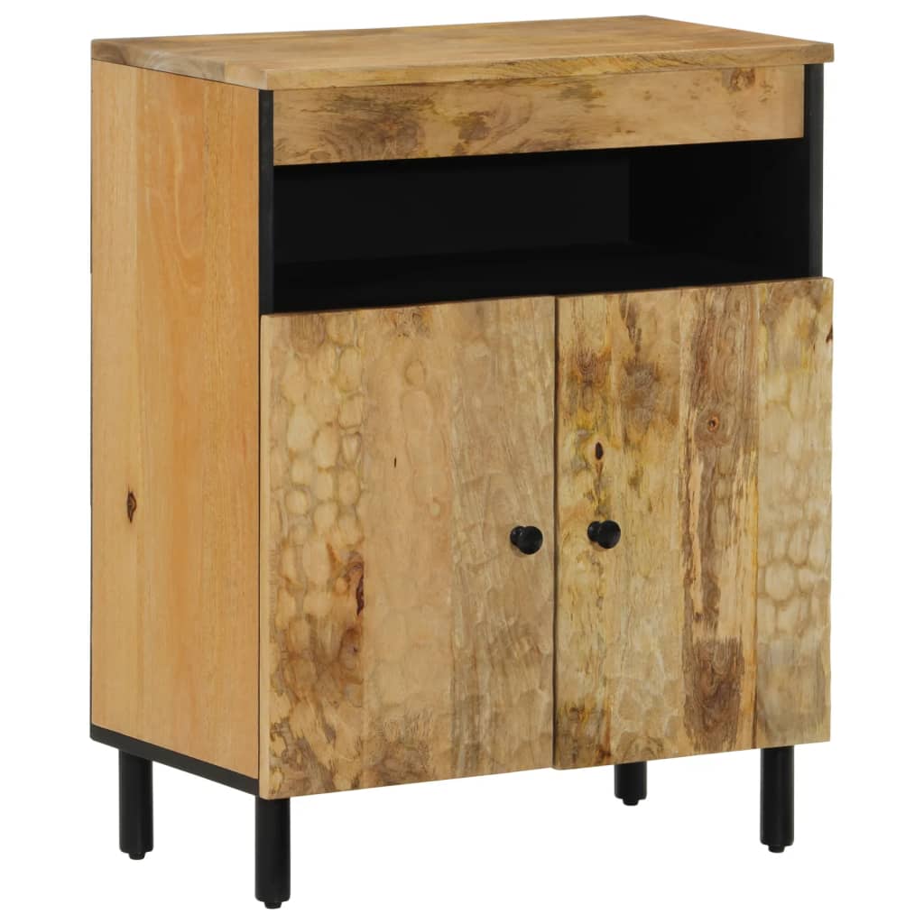 Side cabinet 60x33x75 cm solid mango wood