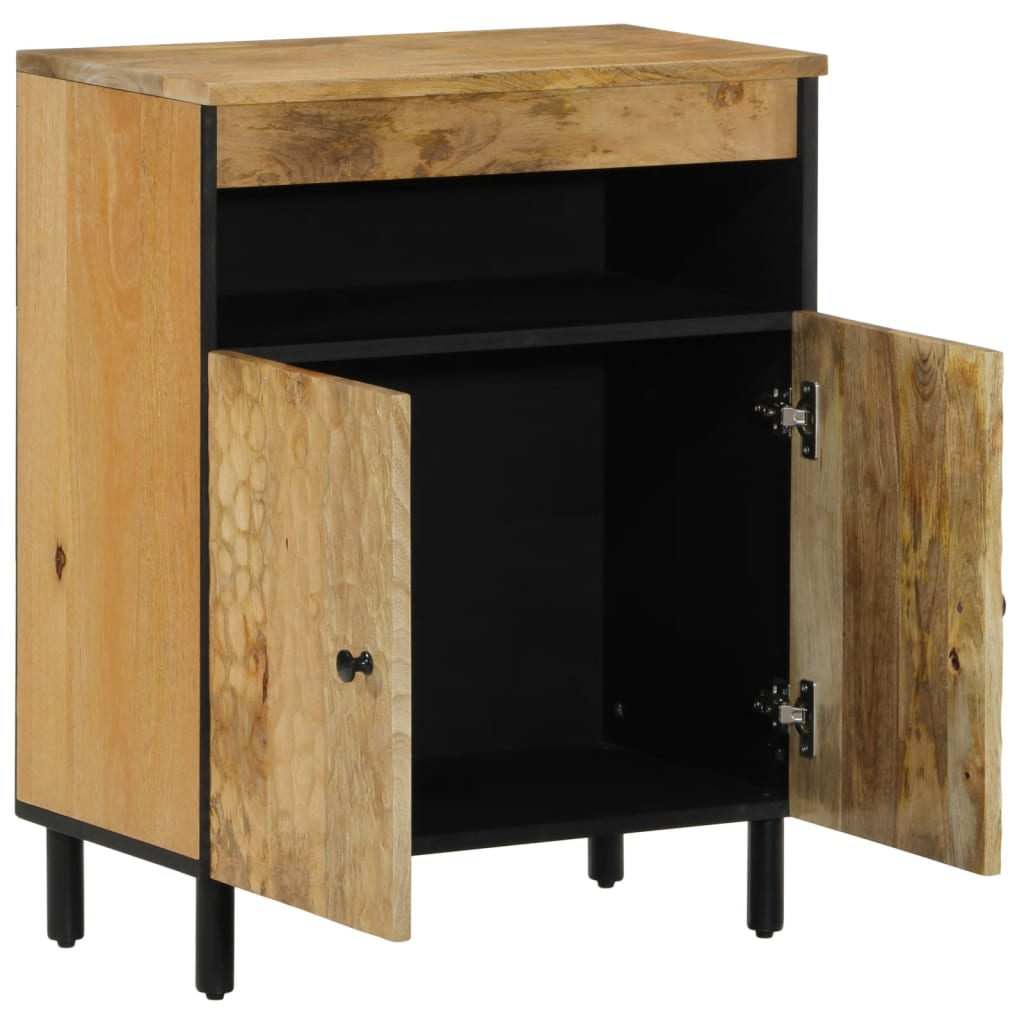 Side cabinet 60x33x75 cm solid mango wood