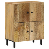 Beistellschrank 60x33x75 cm aus massivem Mangoholz