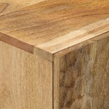 Beistellschrank 60x33x75 cm aus massivem Mangoholz