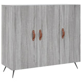 Buffet sonoma gris 90x34x80 cm bois d'ingénierie